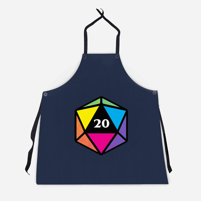 RPG CMYK Dice-Unisex-Kitchen-Apron-Studio Mootant