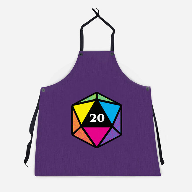 RPG CMYK Dice-Unisex-Kitchen-Apron-Studio Mootant