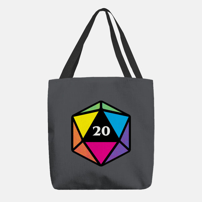 RPG CMYK Dice-None-Basic Tote-Bag-Studio Mootant
