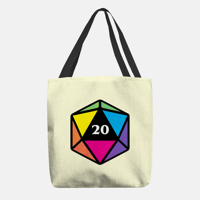 RPG CMYK Dice-None-Basic Tote-Bag-Studio Mootant