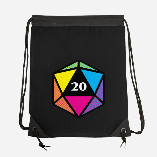 RPG CMYK Dice-None-Drawstring-Bag-Studio Mootant