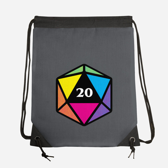 RPG CMYK Dice-None-Drawstring-Bag-Studio Mootant