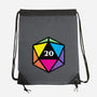 RPG CMYK Dice-None-Drawstring-Bag-Studio Mootant