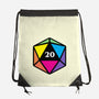 RPG CMYK Dice-None-Drawstring-Bag-Studio Mootant