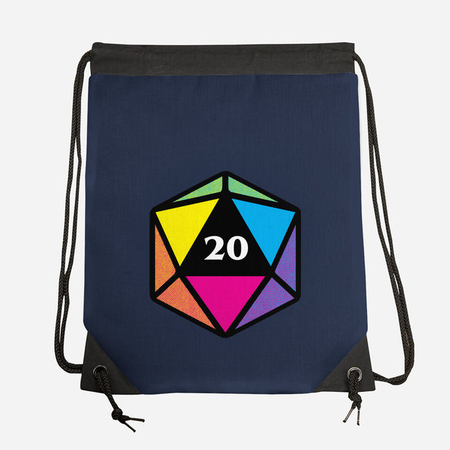 RPG CMYK Dice-None-Drawstring-Bag-Studio Mootant