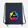RPG CMYK Dice-None-Drawstring-Bag-Studio Mootant