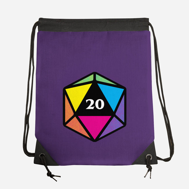 RPG CMYK Dice-None-Drawstring-Bag-Studio Mootant