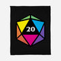 RPG CMYK Dice-None-Fleece-Blanket-Studio Mootant