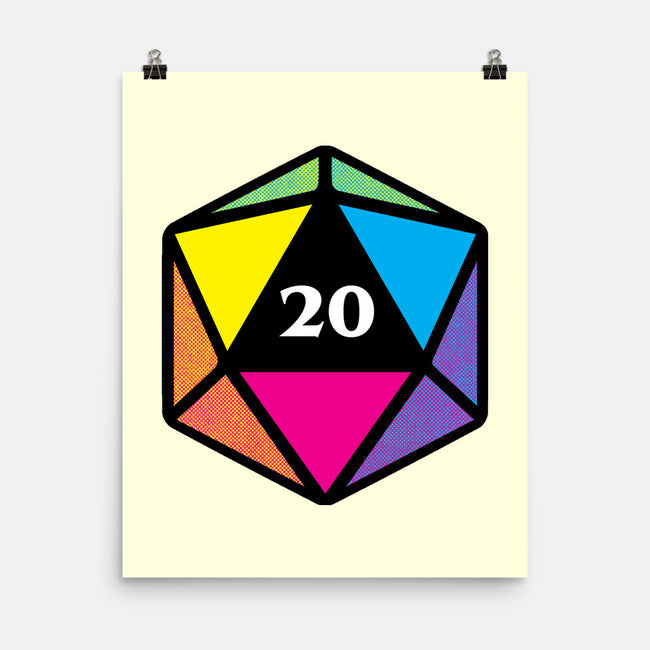 RPG CMYK Dice-None-Matte-Poster-Studio Mootant
