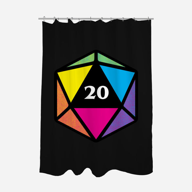 RPG CMYK Dice-None-Polyester-Shower Curtain-Studio Mootant