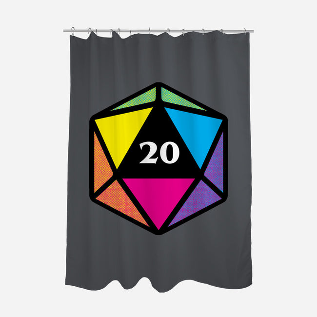 RPG CMYK Dice-None-Polyester-Shower Curtain-Studio Mootant