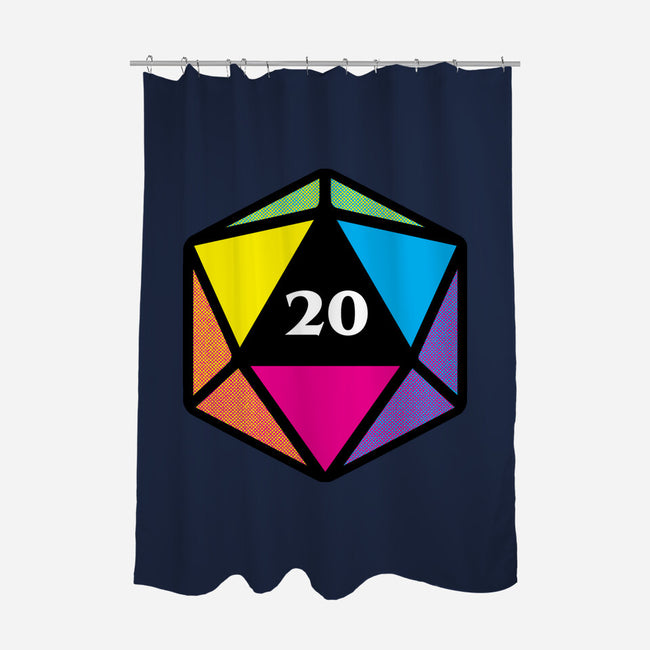 RPG CMYK Dice-None-Polyester-Shower Curtain-Studio Mootant