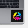 RPG CMYK Dice-None-Glossy-Sticker-Studio Mootant
