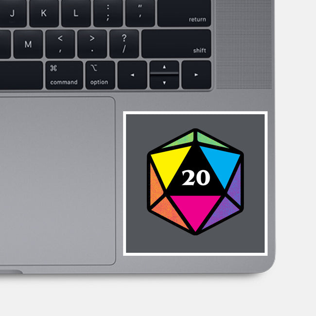 RPG CMYK Dice-None-Glossy-Sticker-Studio Mootant