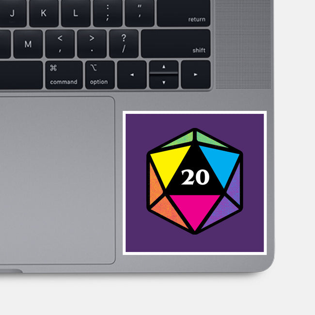 RPG CMYK Dice-None-Glossy-Sticker-Studio Mootant