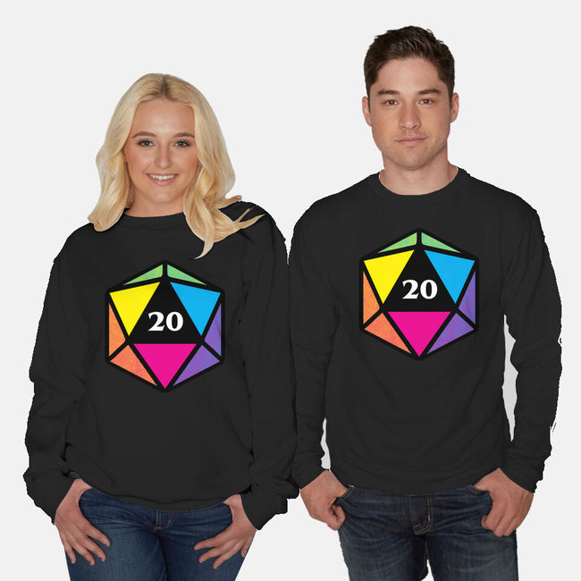 RPG CMYK Dice-Unisex-Crew Neck-Sweatshirt-Studio Mootant