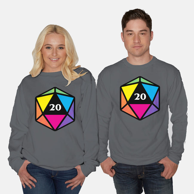 RPG CMYK Dice-Unisex-Crew Neck-Sweatshirt-Studio Mootant