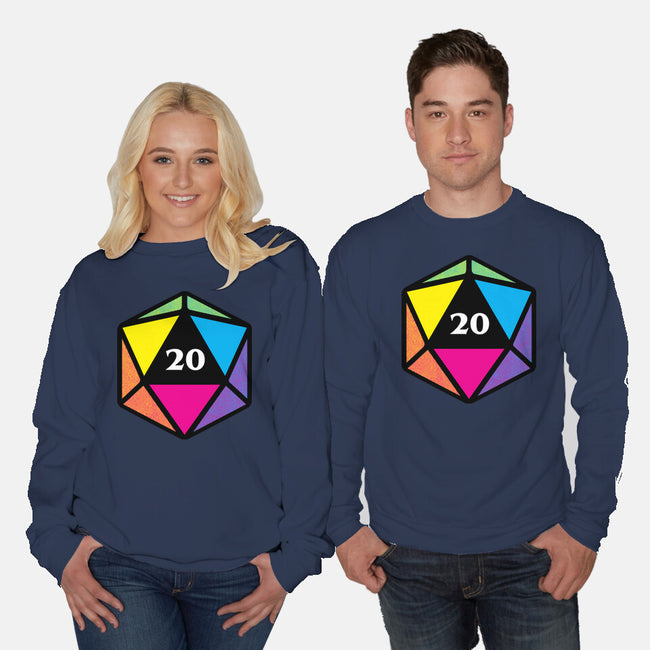RPG CMYK Dice-Unisex-Crew Neck-Sweatshirt-Studio Mootant