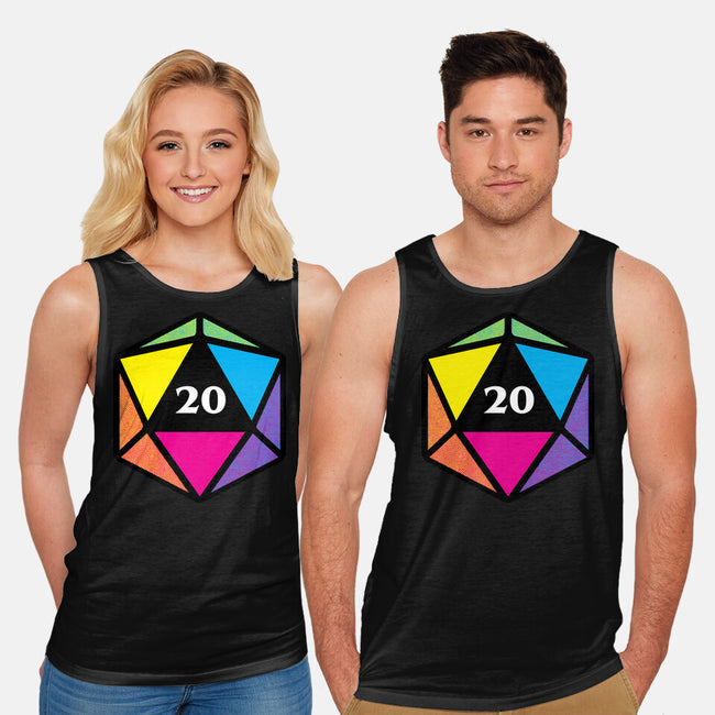 RPG CMYK Dice-Unisex-Basic-Tank-Studio Mootant
