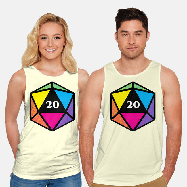 RPG CMYK Dice-Unisex-Basic-Tank-Studio Mootant