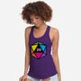RPG CMYK Dice-Womens-Racerback-Tank-Studio Mootant
