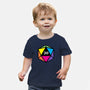 RPG CMYK Dice-Baby-Basic-Tee-Studio Mootant
