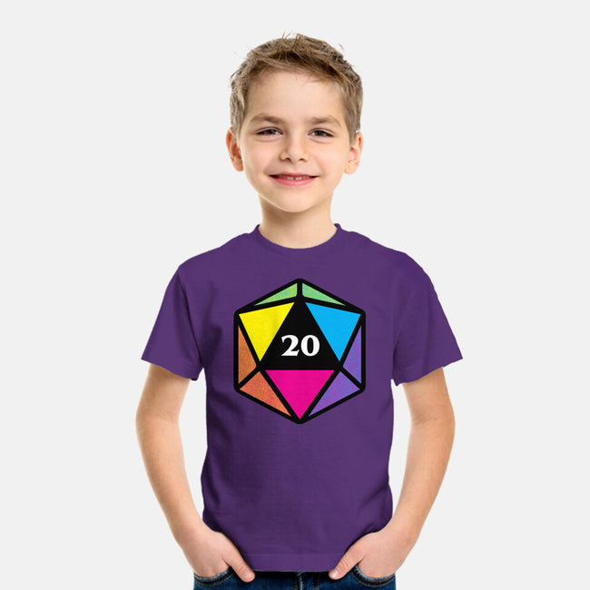 RPG CMYK Dice-Youth-Basic-Tee-Studio Mootant