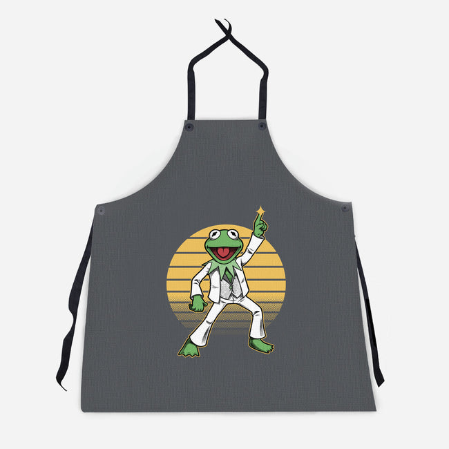 Frog Dance Movie-Unisex-Kitchen-Apron-Studio Mootant