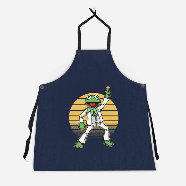 Frog Dance Movie-Unisex-Kitchen-Apron-Studio Mootant