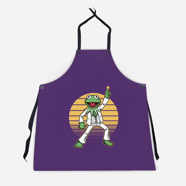 Frog Dance Movie-Unisex-Kitchen-Apron-Studio Mootant