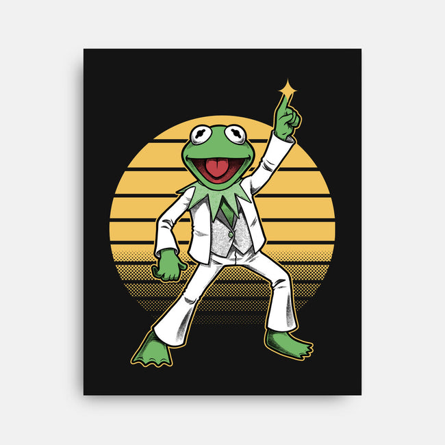 Frog Dance Movie-None-Stretched-Canvas-Studio Mootant