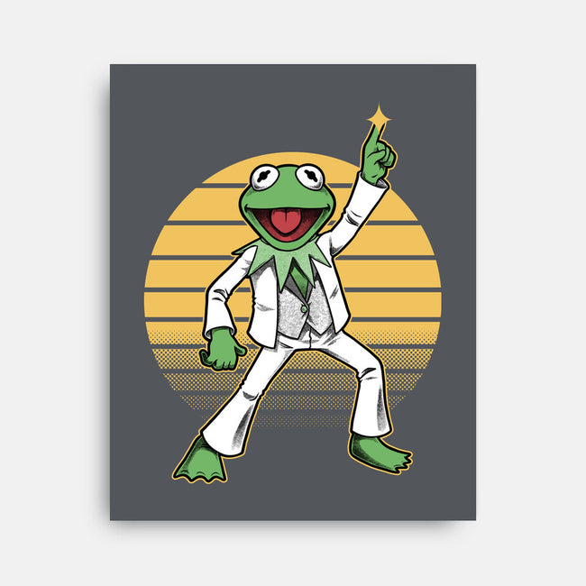 Frog Dance Movie-None-Stretched-Canvas-Studio Mootant