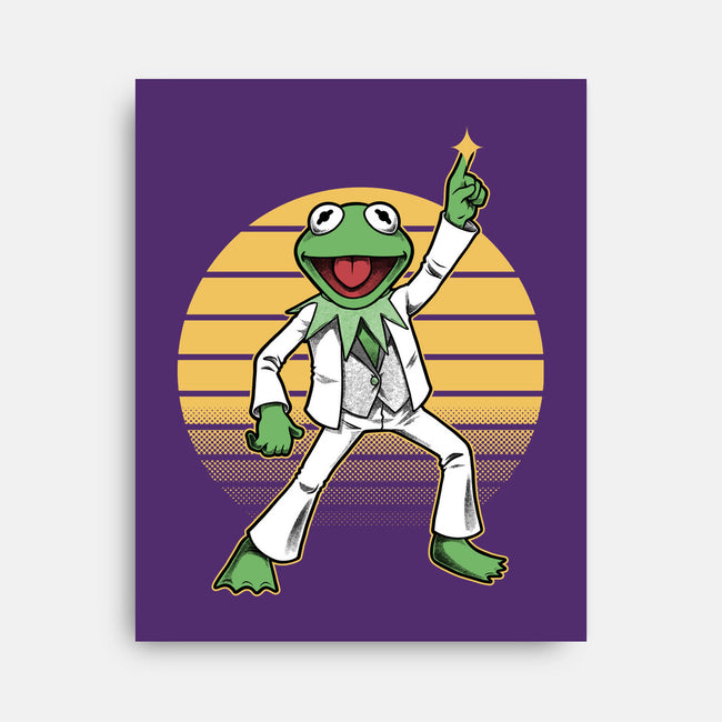 Frog Dance Movie-None-Stretched-Canvas-Studio Mootant