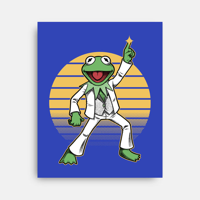 Frog Dance Movie-None-Stretched-Canvas-Studio Mootant