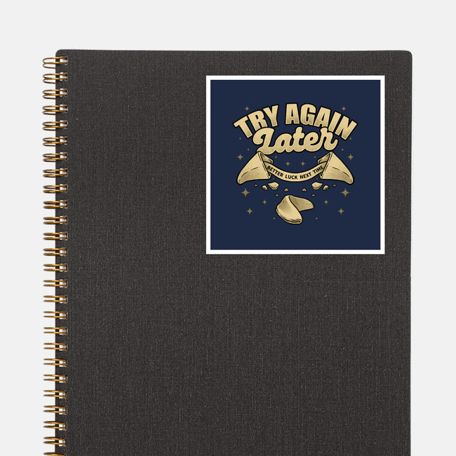 Ironic Fortune Cookie-None-Glossy-Sticker-Studio Mootant