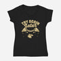 Ironic Fortune Cookie-Womens-V-Neck-Tee-Studio Mootant