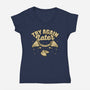 Ironic Fortune Cookie-Womens-V-Neck-Tee-Studio Mootant