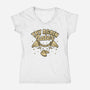 Ironic Fortune Cookie-Womens-V-Neck-Tee-Studio Mootant