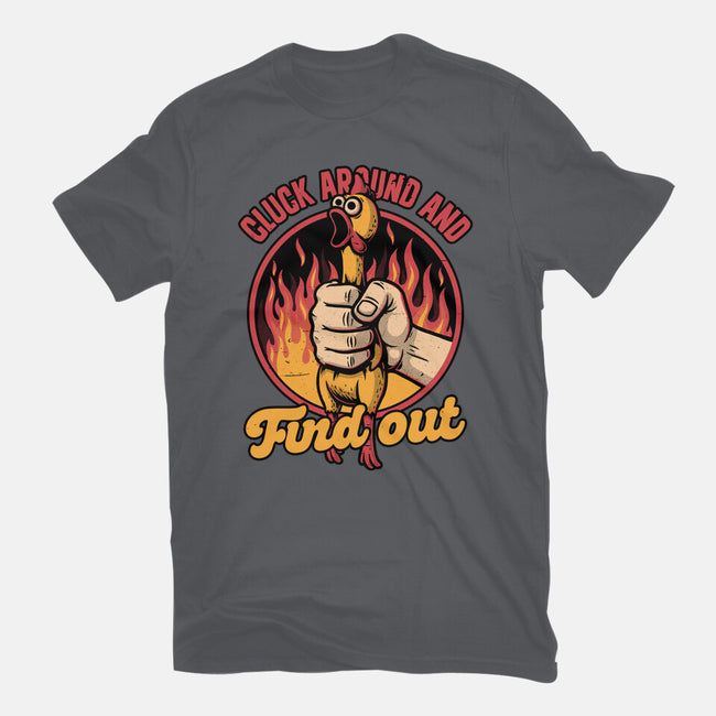 Chicken Quote Burn-Womens-Fitted-Tee-Studio Mootant