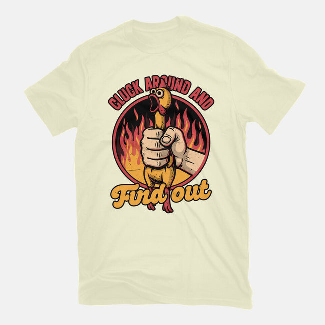 Chicken Quote Burn-Mens-Basic-Tee-Studio Mootant