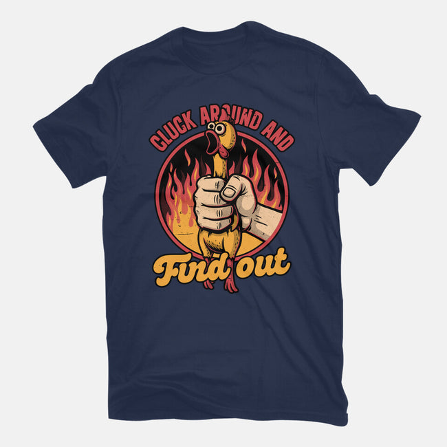 Chicken Quote Burn-Womens-Fitted-Tee-Studio Mootant