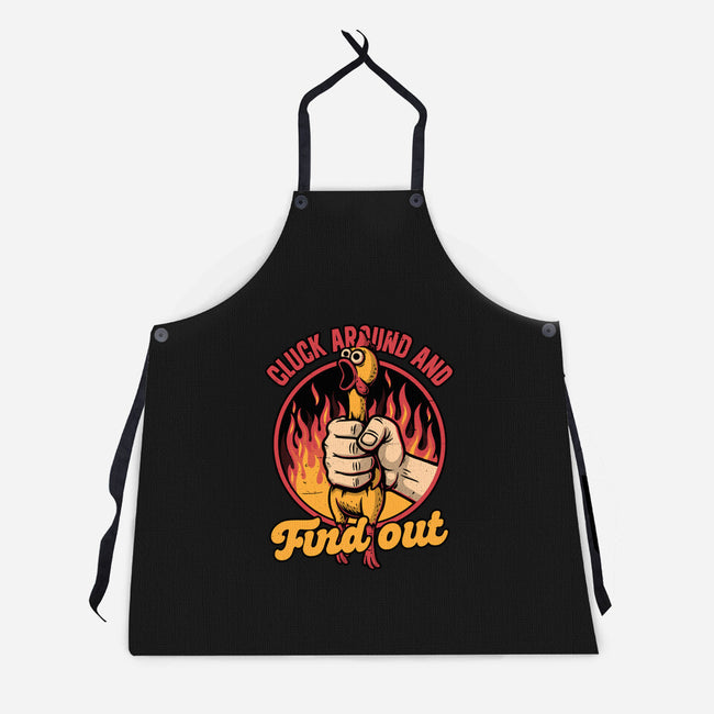 Chicken Quote Burn-Unisex-Kitchen-Apron-Studio Mootant