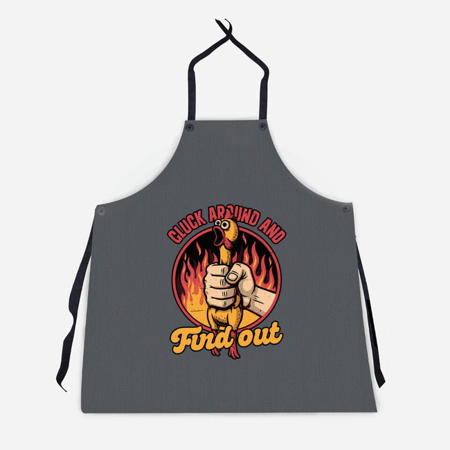 Chicken Quote Burn-Unisex-Kitchen-Apron-Studio Mootant