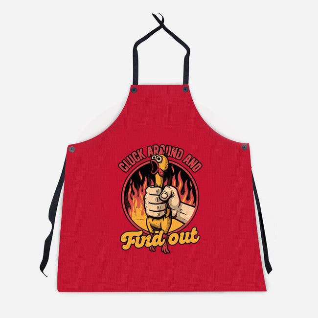 Chicken Quote Burn-Unisex-Kitchen-Apron-Studio Mootant