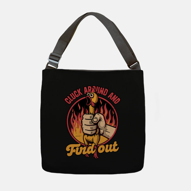 Chicken Quote Burn-None-Adjustable Tote-Bag-Studio Mootant
