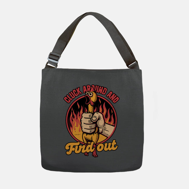 Chicken Quote Burn-None-Adjustable Tote-Bag-Studio Mootant