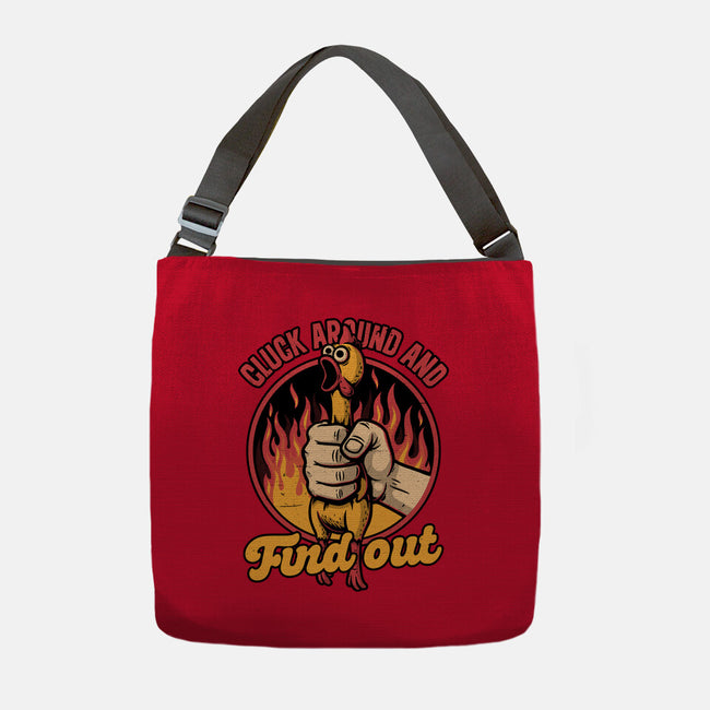 Chicken Quote Burn-None-Adjustable Tote-Bag-Studio Mootant