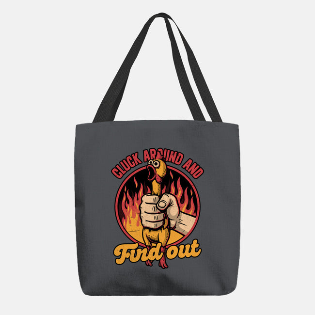 Chicken Quote Burn-None-Basic Tote-Bag-Studio Mootant
