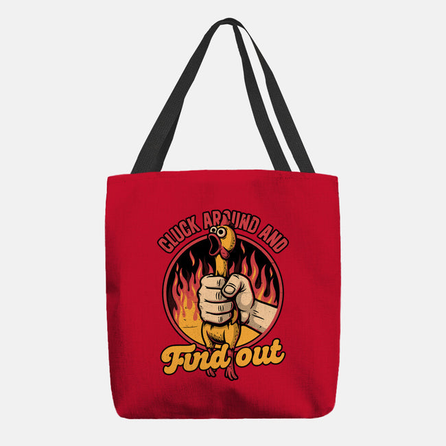 Chicken Quote Burn-None-Basic Tote-Bag-Studio Mootant