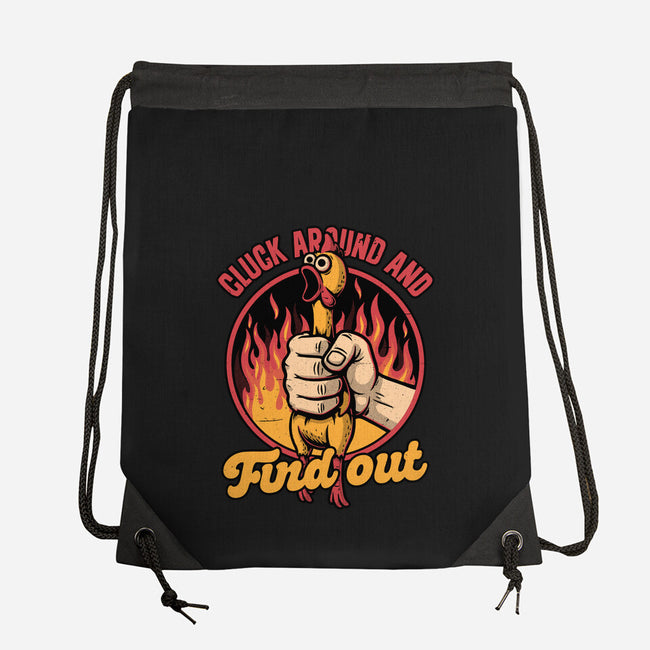 Chicken Quote Burn-None-Drawstring-Bag-Studio Mootant
